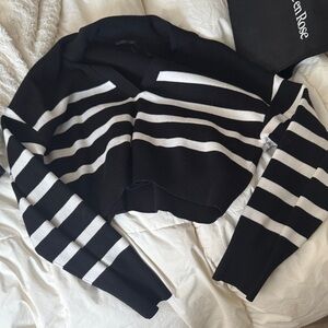 Dynamite Classic Black Knit Top